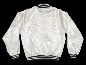 Vente en gros 2025 veste en satin de haute qualité 2025 col côtelé respirant bombardier pour hommes unisexe collège veste en cuir fourrure - Product Image 6