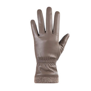 ถุงมือหนังวัวแบบเรียบสำหรับฤดูหนาว  แบบลำลองสำหรับเดินทาง  รับทำโลโก้  เป็นมิตรกับสิ่งแวดล้อม  ระบายอากาศได้ดี  แบบเต็มนิ้ว  ออกแบบและผลิตตามสั่ง - Product Image 5