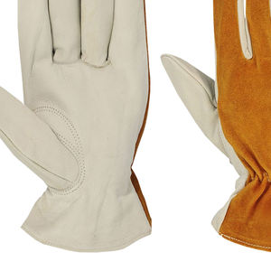 Gants de conducteur haute Performance avec gants de travail industriels en cuir de grain de chèvre pour la protection des mains caractéristique de sécurité travail de jardin - Product Image 6