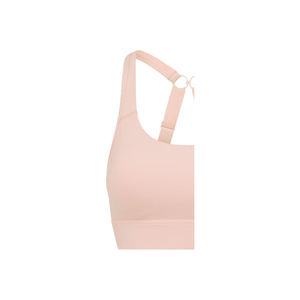 Soutien-gorge de sport de yoga à maintien élevé simple pour femmes, logo frontal, bretelles réglables amovibles, respirant, séchage rapide, vente en gros - Product Image 6