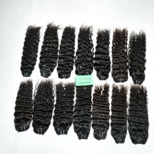 Cabello indio humano de Templo Negro virgen 100%, mejor calidad, rizado Natural, doble trama, proveedor, ondas, rizos, máquina barata, pelucas - Product Image 4