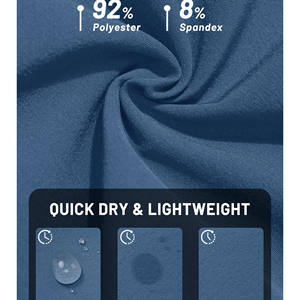 กางเกงผู้ชายผ้าถักกันยับ แฟชั่นลำลอง มีกระเป๋า ผ้าฝ้ายย้อมสีพื้น ออกแบบเองได้ - Product Image 4