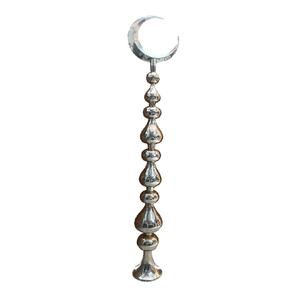 Minarets en laiton faits à la main de haute qualité artisanat arabe de Style religieux avec belle décoration en métal fini nickel - Product Image 3