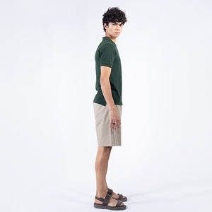 Precio de fábrica color liso poli algodón 200g transpirable manga corta logotipo personalizado Golf hombres Polo careem colores Negro Azul Marino - Product Image 2