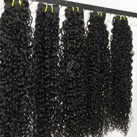 Produits tendance 2024 cheveux bruts à cuticule alignée perruques et tissages bouclés birmans pour les femmes noires Best-seller Double trame