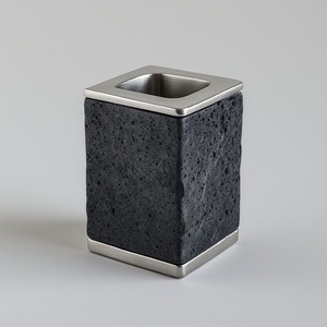 Portacepillos de Dientes de Metal Decorativo de Lujo con Diseño Moderno, Estructura Resistente y Duradera - Product Image 5