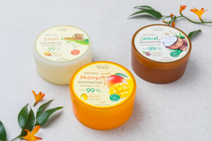 El gel hidratante calmante de SOQU mejora el tono de la piel. El gel de mango hace que tu piel luzca brillante y limpia. - Product Image 4