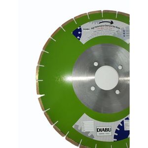 ใบตัดหินอ่อนเพชรขนาด 16 นิ้ว สำหรับอุตสาหกรรม OEM กระบวนการอัดร้อน ขอบแบบแบ่งส่วน - Product Image 3