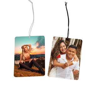 Souvenirs de mariage personnalisés, diffuseur de parfum pour <span class=keywords><strong>voiture</strong></span> avec <span class=keywords><strong>photo</strong></span> double face, feuille parfumée pour <span class=keywords><strong>voiture</strong></span>, cadeau d'anniversaire - Product Image 2