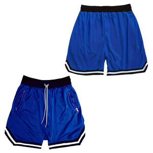 Men's Vintage Streetwear Zip Pocket <b>Drawstring</b> Shorts 100% Polyester Canvas Summer Athletic Workout Custom Tackle Knitted - Product Image 1