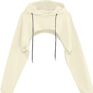 Sweat à capuche d'hiver élégant pour femmes avec logo personnalisé | Pull en polaire à la mode pour vêtements de sport et streetwear - Product Image 1