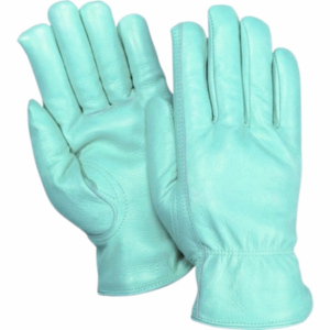 Gants de conduite en cuir de grain de chèvre robustes, souples et confortables de qualité supérieure Gants de construction de sécurité personnelle - Product Image 4