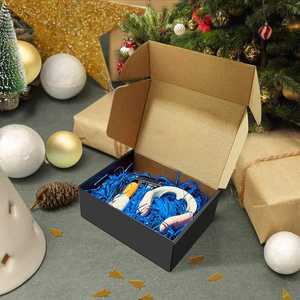 Boîtes d'expédition en carton ondulé 9x6x2, boîtes d'emballage en carton noir pour les petites entreprises, boîtes d'expédition pour le commerce électronique - Product Image 1