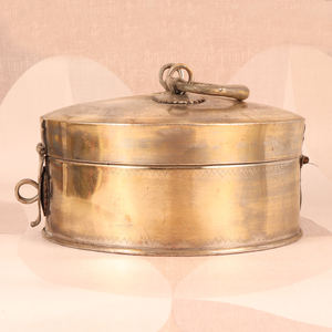 Caja de baratija de joyería de latón vintage dorado tradicional hecha a mano, caja de baratija de joyería al por mayor, embalaje de joyería al por mayor - Product Image 4