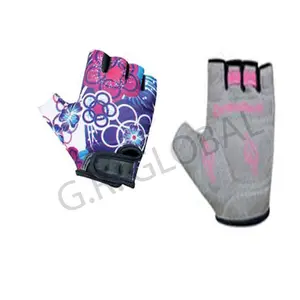 Sarung tangan olahraga Fitness Gym desain terbaru sarung tangan bersepeda & gym serba guna kualitas Lycra kain melar untuk dijual