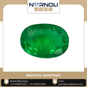 Émeraude naturelle facettée de forme ovale de haute qualité, pierre précieuse disponible en vrac pour les projets de fabrication de bijoux fins en gros - Product Image 2