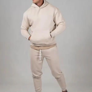 Conjunto Deportivo Unisex 2024 con Logotipo Personalizado, Poliéster/Algodón, Tallas Grandes, Antibacteriano, Dos Piezas, Sudadera y Pantalones Deportivos para Hombre/Mujer, Gimnasio - Product Image 1