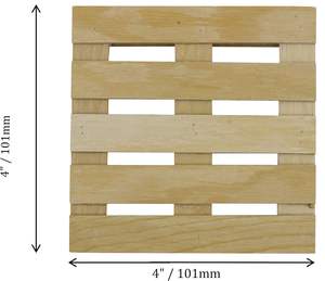 Mini Wood Pallet <b>Coasters</b> 4"x4" | Waterproof Classic <b>Drink</b> <b>Coaster</b> Set Embossing Printing | Handmade Bar Home Decor Wholesale - Product Image 5