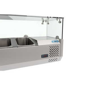 Refrigerador Comercial de Acero Inoxidable de 71 Pulgadas SCDC-8T con Ocho Bandejas, Monofásico, Enchufe NEMA 5-15P, Descongelación Automática - Product Image 6