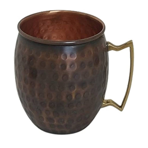 Dernière conception 100% pur fait à la main Moscou Mule cuivre tasses martelé bière tasse/Mule tasses fabricant et exportateurs - Product Image 3