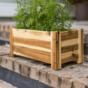 Best Price Boho Design Cylinder <b>Wood</b> <b>Planter</b> New Arrival Wholesale <b>Garden</b> Application Tree Flower Decorative <b>Planter</b> Vietnam - Product Image 2