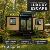 Villa de luxe Airbnb à haut rendement (ROI) – Maison de villégiature moderne pliable pour un retour d'investissement rapide