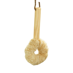 Loofah Cup <b>Brush</b> with Wooden Handle Home Kitchen Bottle Cup Bowl Pot Cleaning <b>Brush</b> Scrubber for Water Bottles,Mugs, Dishes - Product Image 6