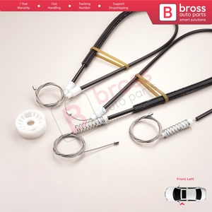 Kit de réparation de lève-vitre avant gauche BWR1205 pour 206 CC 2D T16 2000-2008 Coupé Cabriolet 2 portes 9221Y3 - Product Image 3