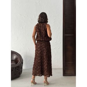 Robes de soirée Topshow - Jupes à motifs roses en gros - Product Image 2