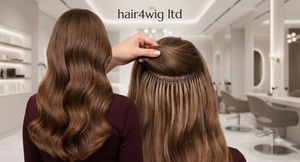 Extensiones de Cabello Premium con Trenzado de Plumas, Hechas con Cabello Humano 100%, Estilo Liso y Ondulado, 80% de Densidad - Product Image 1