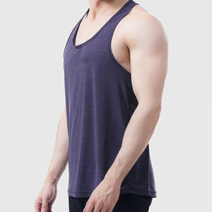 เสื้อกล้ามระบายอากาศได้ดีสำหรับผู้ชายเสื้อโลโก้โคลอส์เทรนด์ใส่สบายเสื้อลำลอง - Product Image 5