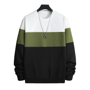 <span class=keywords><strong>Felpa</strong></span> da Uomo di Alta Qualità a Tre Colori con Collo Tondo, Design Personalizzato, <span class=keywords><strong>Felpa</strong></span> Multicolore con Collo a O per Uomo - Product Image 1