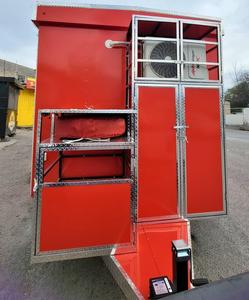 รถพ่วงสัมปทานอาหารเต็มไปด้วยตัวเลือกสีแดงมีขาย - Product Image 5