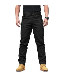 Pantalon cargo léger personnalisé 100% polyester pour hommes, détection des aiguilles, imperméable, vêtements de travail tactiques, agents de sécurité, toutes saisons - Product Image 1