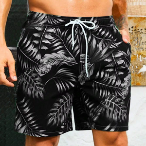 Short de bain personnalisé avec doublure Short de bain imprimé à séchage rapide Maillots de bain pour hommes Vêtements de plage Trunks Shorts de plage pour hommes - Product Image 1