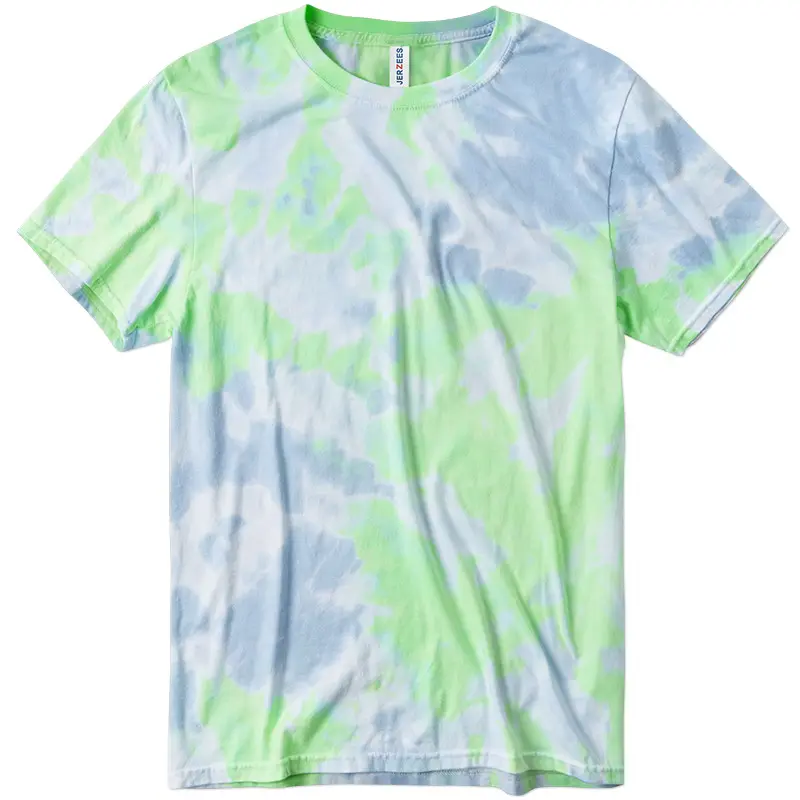 Creëer Op Maat Gemaakte Droom Tie-Dye T-Shirt-Ontwerp Online Beste Groothandelsprijs T-Shirts 50/50 Gekamde Katoenen T-Shirts