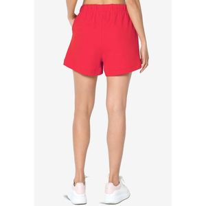 Shorts de sport confortables pour la randonnée, décontractés, d'été, pour filles, athlétiques, en molleton français personnalisé, 100% coton, pour femmes - Product Image 3