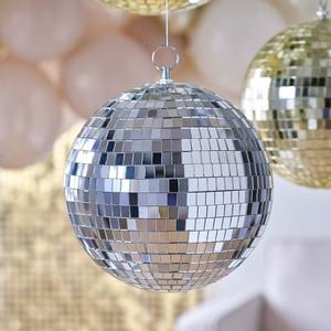 Boule disco de table dorée, grande boule disco, décoration rétro par king international - Product Image 3