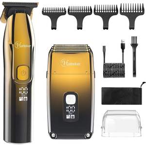 Afeitadora Eléctrica Inalámbrica de Precisión con Tres Cuchillas, Impermeable IPX7, para Hombres, Cabeza Calva, Recortadora de Barba y Vello Corporal - Product Image 2