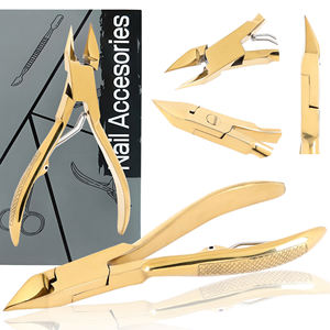 Professional Nail Cuticle Nippers Stainless Steel Dead Skin Remover Pedicure Tool INNOVAMED INSTRUMENTS Reusable - Product Image 2
