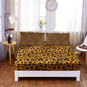 Ensemble de literie de haute qualité drap housse draps de lit avec taie d'oreiller literie pleine taille avec bande élastique drap de lit ajusté - Product Image 2