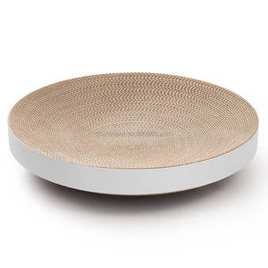 Lit pour chat en carton ondulé détachable Arbre à chat et grattoir populaires peu encombrants pour chats - Product Image 6