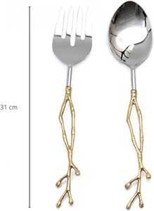 Bandejas de servicio de artesanía de Metal personalizadas de lujo moderno Premium, juegos de cubiertos para boda, bandejas decorativas de Ramadán personalizadas - Product Image 3