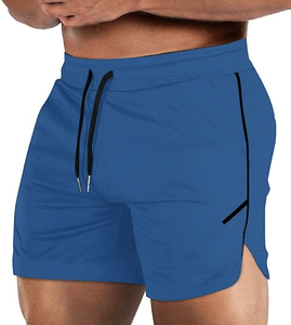 <b>MENS</b> FITNESS WORKOUT <b>SHORTS</b> <b>ZIP</b> <b>POCKET</b> LIGHTWEIGHT GYM RUNNING LINERLESS BODYBUILDING CUSTOM LOGO WHOLESALE FACTORY NEW LOOK - Product Image 2