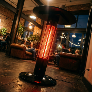 ELCON CT-750 Infrared Heated Table 1500W Golden IR Black Cold Rolled Steel - Product Image 2