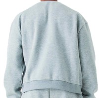 Sweat-shirts pour hommes à col rond, manches longues confortables, tissu polaire uni, logo personnalisé, sweat-shirt décontracté d'hiver
