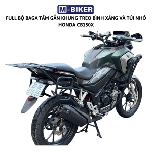 Porte-bagages en acier inoxydable CB150X avec support de réservoir de carburant, capacité de charge de 50 kg pour motos de rue, rénovation/amélioration - Product Image 4