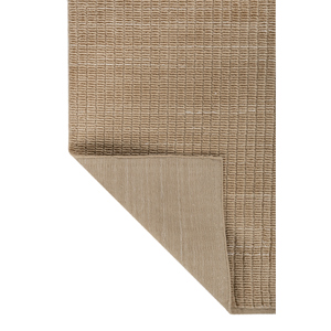 พรมโพลีเอสเตอร์ HPL-62 ขนาดใหญ่ ทำมือ สีเบจและสีน้ำตาล ขนาด 9x12 ฟุต รูปทรงสี่เหลี่ยมผืนผ้า สำหรับบ้าน ทางเดิน และห้องวัยรุ่น - Product Image 5