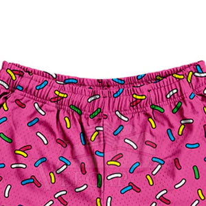 กางเกงขาสั้นตาข่ายระบายอากาศสำหรับผู้ชายสไตล์ทึบพิมพ์ลายดิจิตอลแนวสตรีทเอวยางยืด - Product Image 5