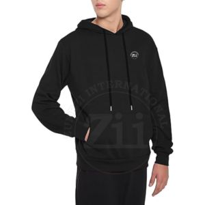 Sudadera con Capucha de Invierno 100% Algodón con Estampado Digital, Diseño Desgastado con Cremallera y Logotipo Impreso para Hombre, Mujer y Parejas - Product Image 4